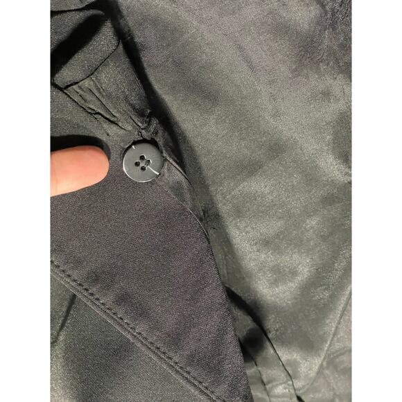 VTG Tristan & Iseut Jacket Womens Size 6 Fully Lined Button Made in Canada Black - Picture 11 of 13